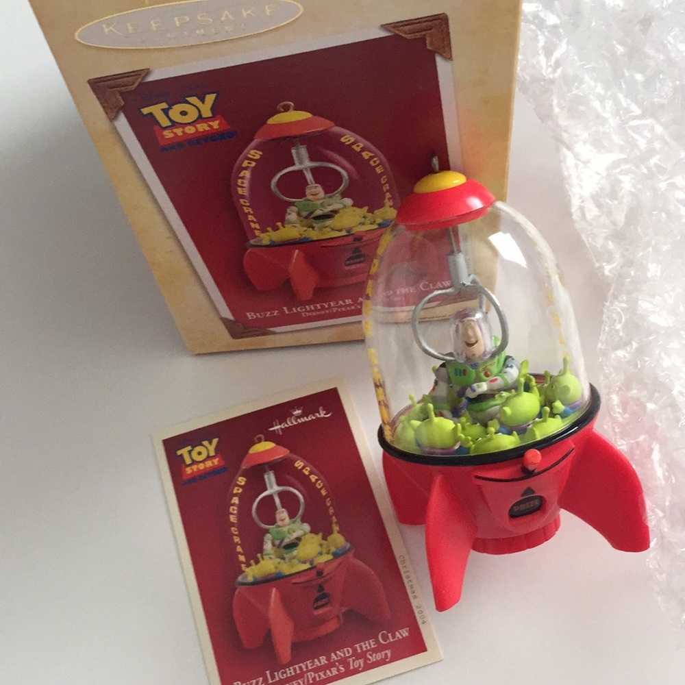 Buzz Lightyear & The Claw Ornament - 2004